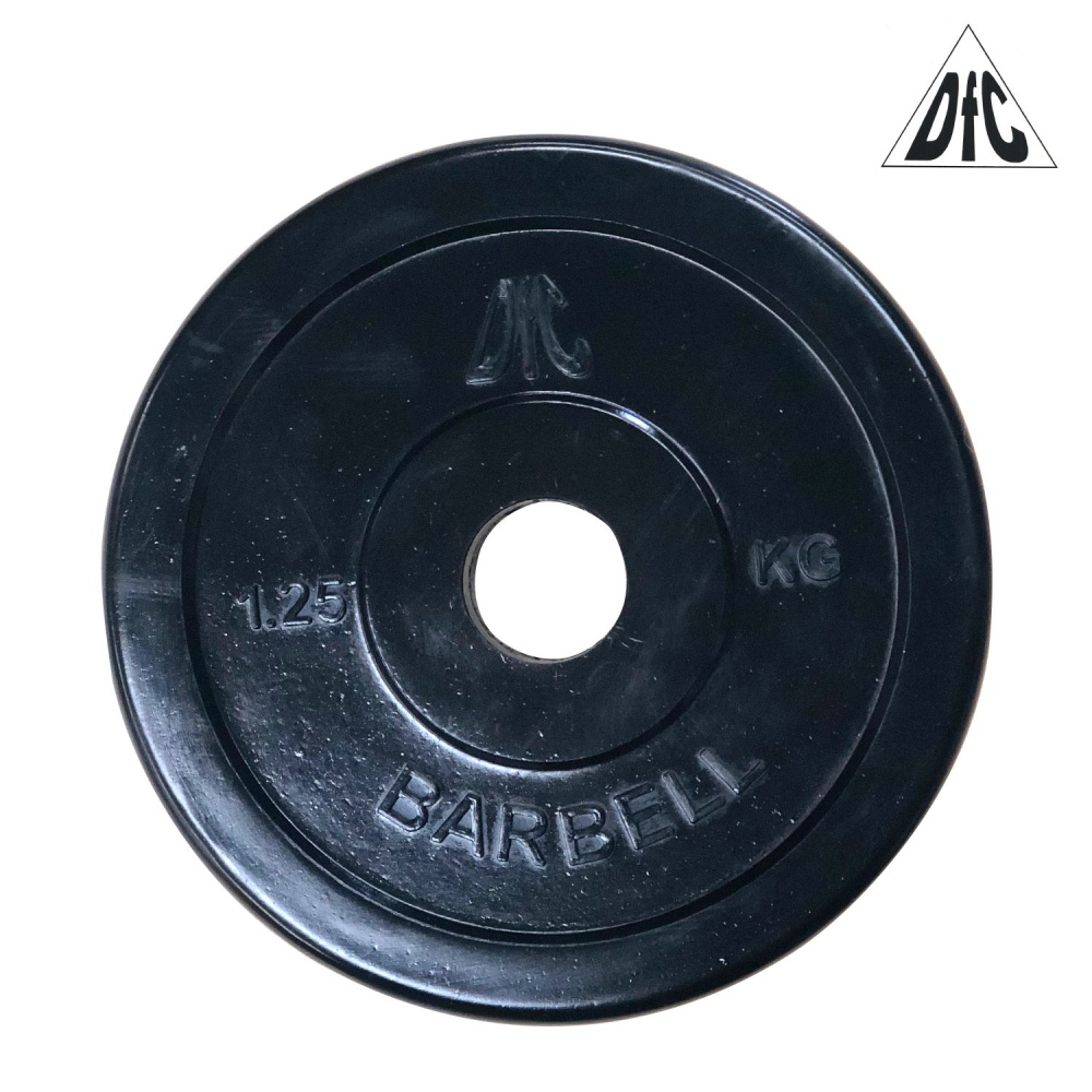 DFC 1.25 обрезиненный из каталога дисков для штанги с посадочным диаметром 26 мм.  в Самаре по цене 590 ₽