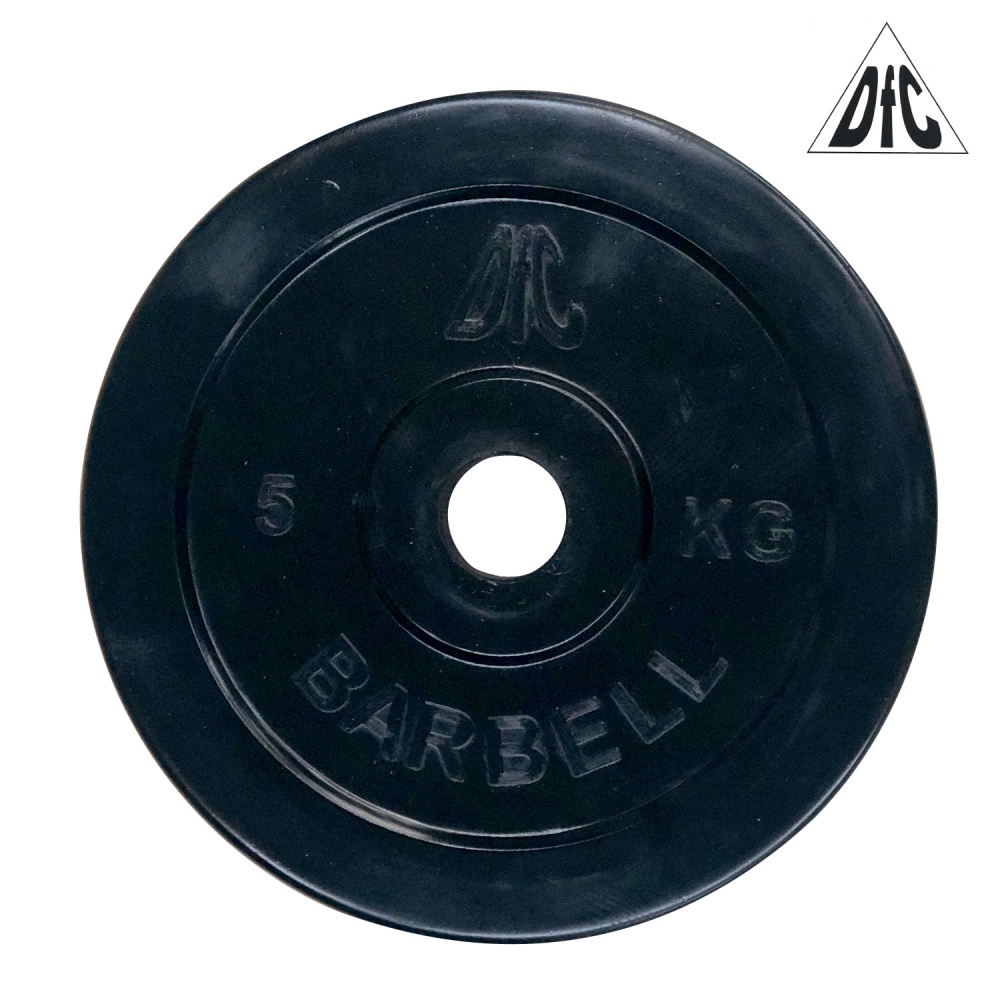 DFC 5 кг обрезиненный из каталога дисков для штанги с посадочным диаметром 30 мм.  в Самаре по цене 1490 ₽