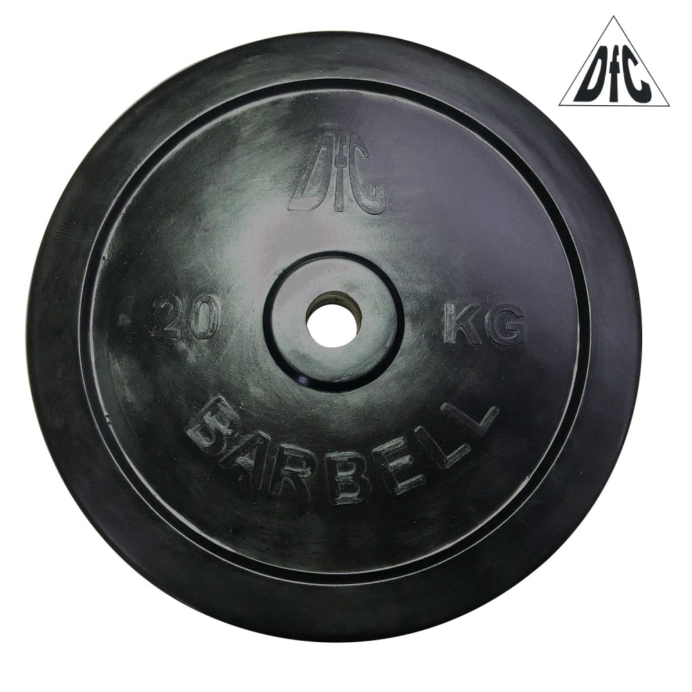 20 кг обрезиненный в Самаре по цене 4950 ₽ в категории диски (блины) для штанг и гантелей DFC