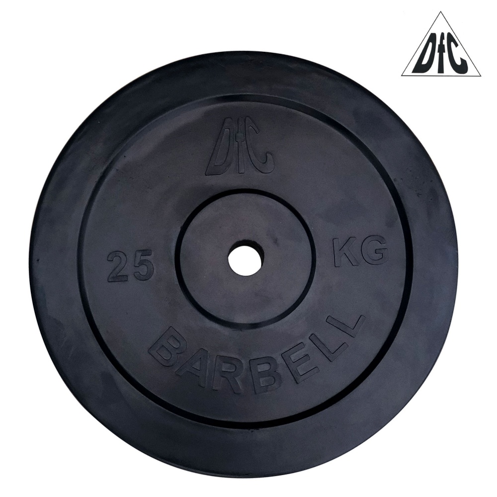 25 кг обрезиненный в Самаре по цене 6920 ₽ в категории диски (блины) для штанг и гантелей DFC