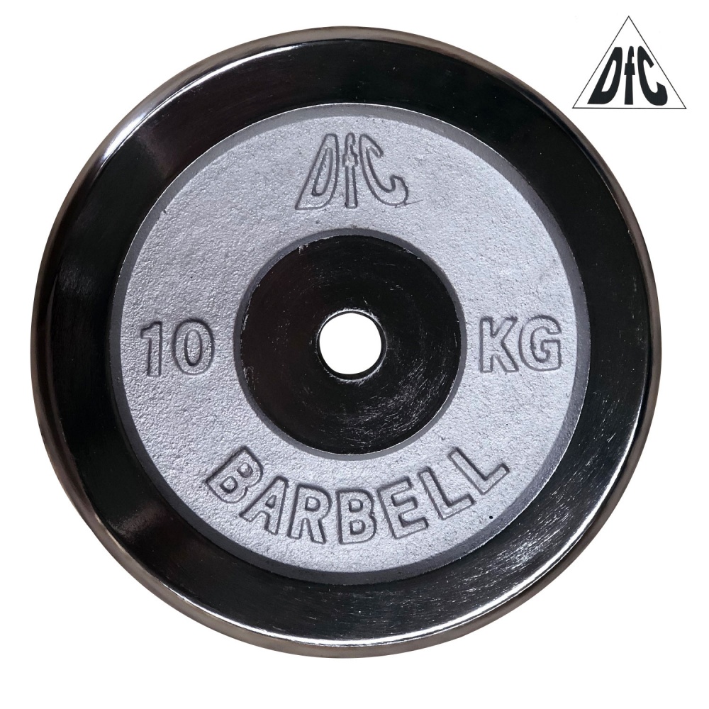 10 кг. хромированный в Самаре по цене 2960 ₽ в категории диски (блины) для штанг и гантелей DFC