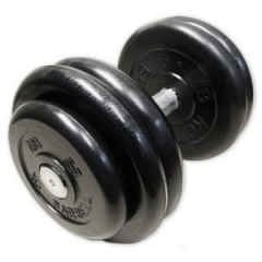 MB Barbell Tight Set 31 кг из каталога обрезиненных гантелей в Самаре по цене 10566 ₽