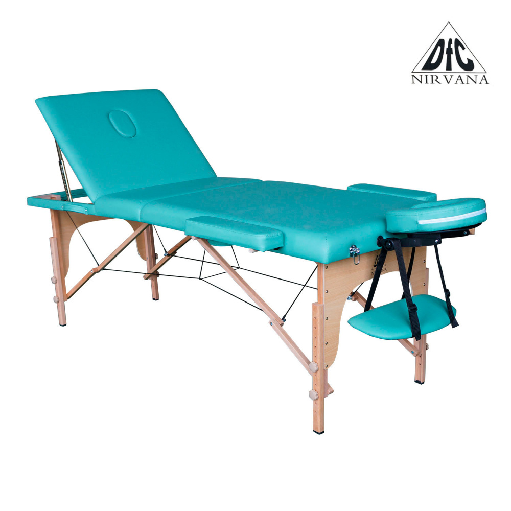 Nirvana Relax Pro (зеленый) в Самаре по цене 15990 ₽ в категории складные массажные столы DFC