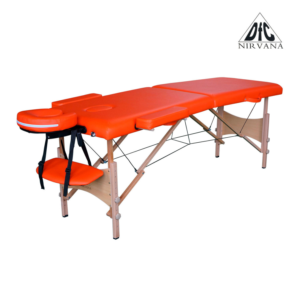 DFC Nirvana Optima (оранжевый) из каталога складных массажных столов в Самаре по цене 13990 ₽