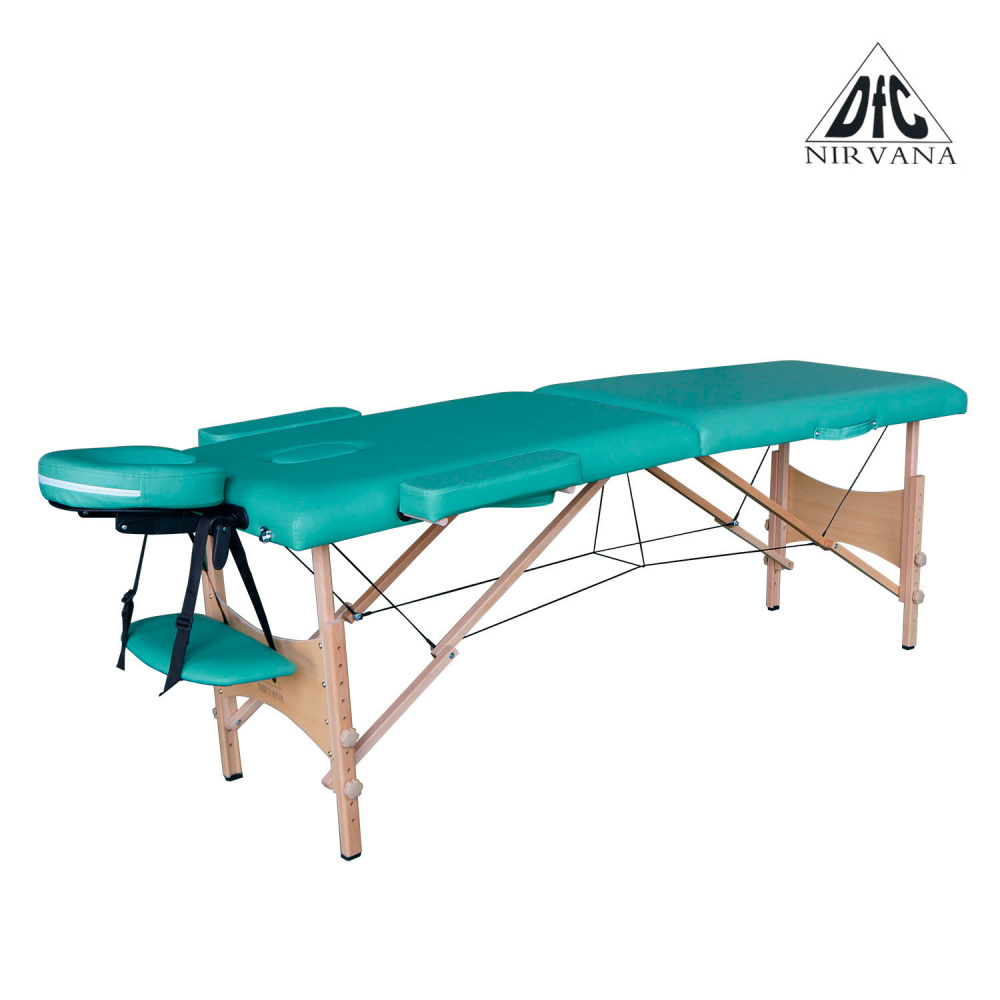 DFC Nirvana Optima (зеленый) из каталога массажных столов в Самаре по цене 12990 ₽