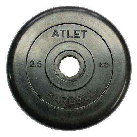MB Barbell Atlet - 31 мм - 2.5 кг из каталога дисков для штанги с посадочным диаметром 30 мм.  в Самаре по цене 860 ₽