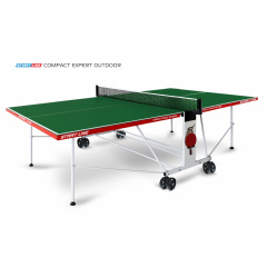 Всепогодный теннисный стол Start Line Compact EXPERT Outdoor 4 Зелёный в Самаре по цене 42990 ₽