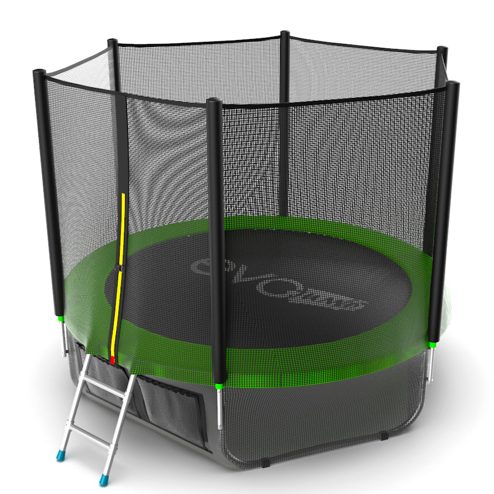 Evo Jump External 8ft (Green) + Lower net из каталога батутов в Самаре по цене 22190 ₽