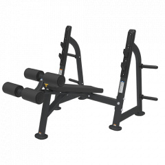 Bronze Gym BR-1013 с отрицательным наклоном из каталога скамей со стойкой в Самаре по цене 115990 ₽