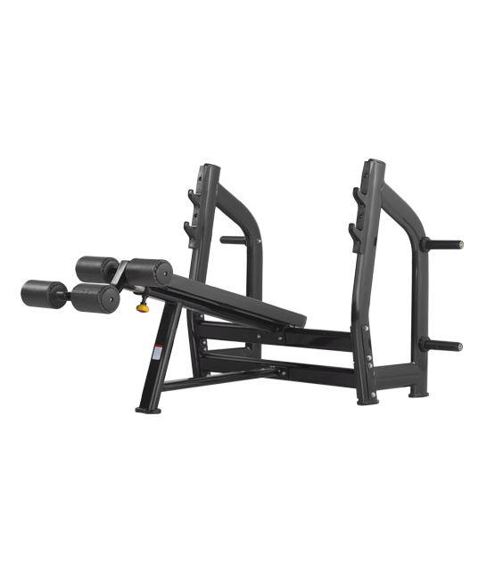 H-024 - со стойками (черная) в Самаре по цене 56990 ₽ в категории силовые скамьи Bronze Gym
