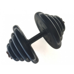 MB Barbell Atlet 40 кг. обрезиненная из каталога разборных (наборных) гантелей в Самаре по цене 12500 ₽