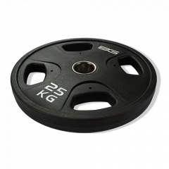 Bronze Gym обрезиненный черный 25 кг  BG-PA-PL-P250 из каталога дисков для штанги с посадочным диаметром 50 мм. в Самаре по цене 8840 ₽