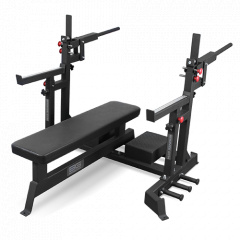 Bronze Gym AL-320  пауэрлифтерская из каталога скамей со стойкой в Самаре по цене 92790 ₽