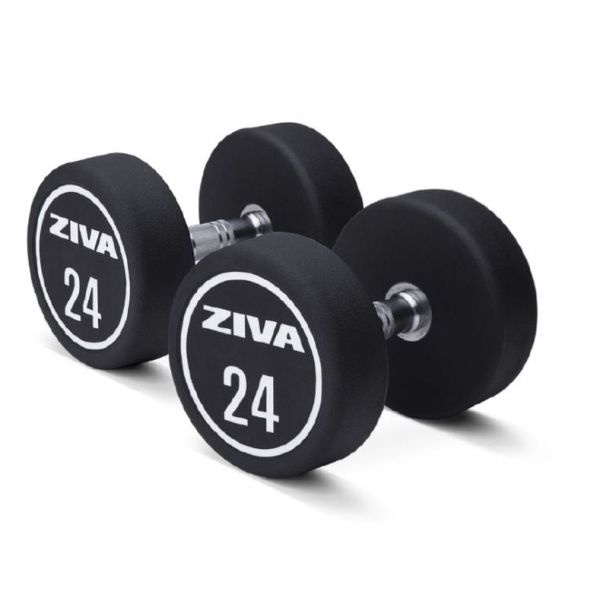 Ziva XP Urethane Dumbbell Set (5 pairs) 22-30 kg ZXP-DBPU8605 из каталога гантельных рядов в Самаре по цене 354780 ₽