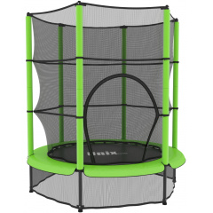 Unix line Kids 4,6 ft Green (140 cm) из каталога батутов с защитной сеткой в Самаре по цене 8710 ₽