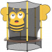 Батут с защитной сеткой Unix line 4.6 ft Bee (140 cm)
