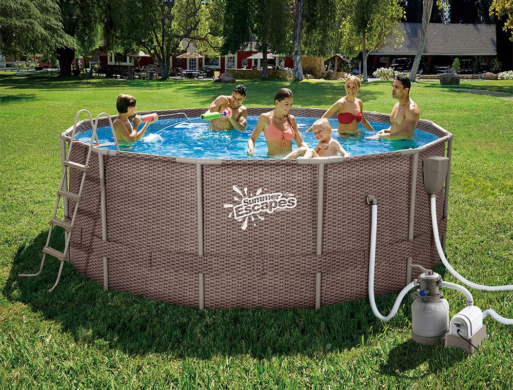 Summer Escapes P20-1248-S из каталога каркасных бассейнов в Самаре по цене 86600 ₽
