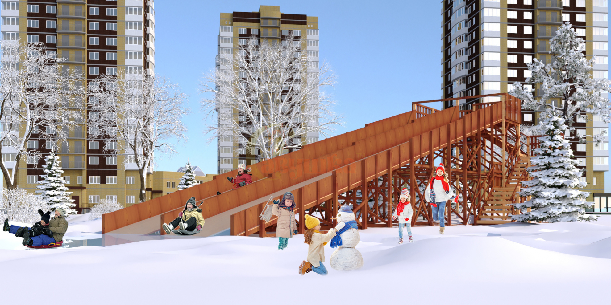 Зима 12 в Самаре по цене 968499 ₽ в категории детские игровые комплексы Савушка