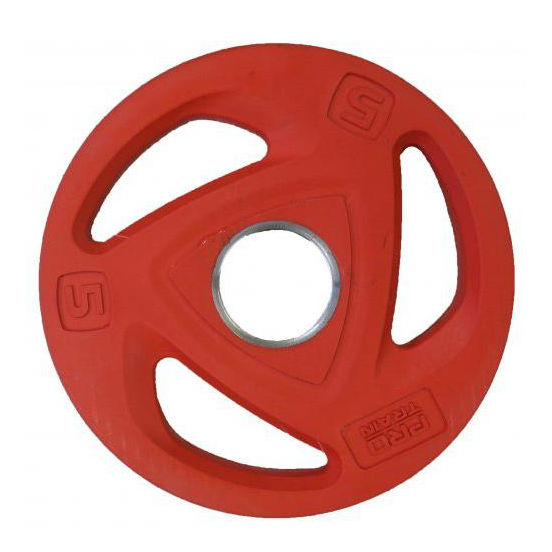 обрезиненный олимпийский COP-5 (д=50 мм) в Самаре по цене 2280 ₽ в категории диски (блины) для штанг и гантелей Protrain