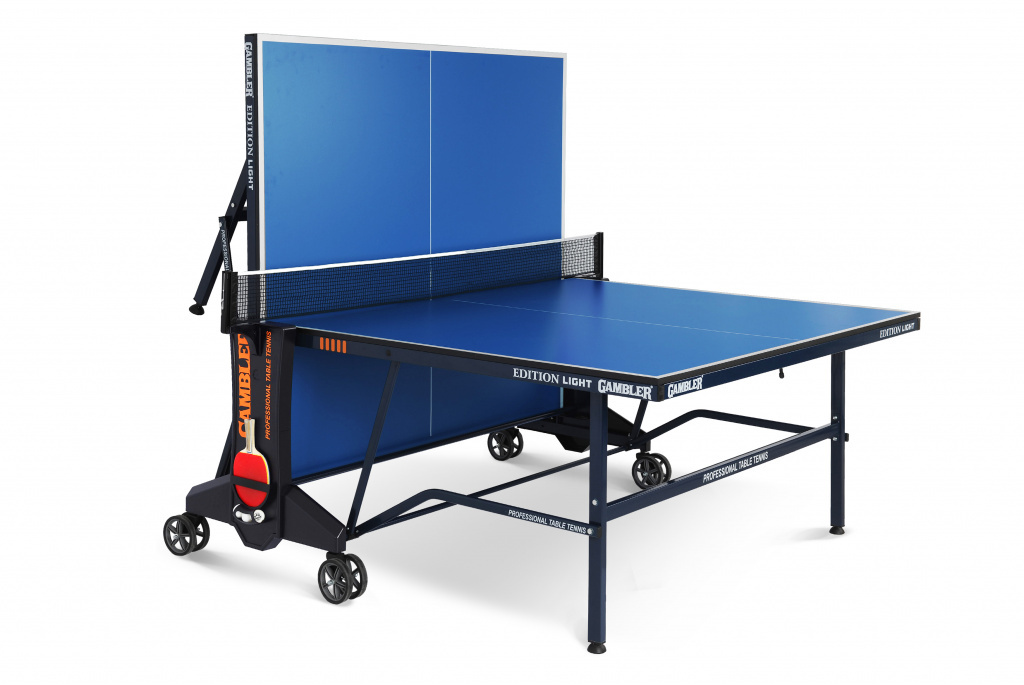 Теннисный стол для помещения Gambler Edition Light blue