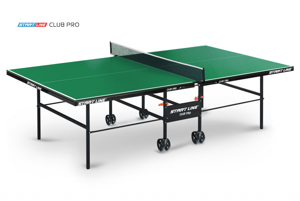 Start Line Club Pro green из каталога теннисных столов в Самаре по цене 20590 ₽