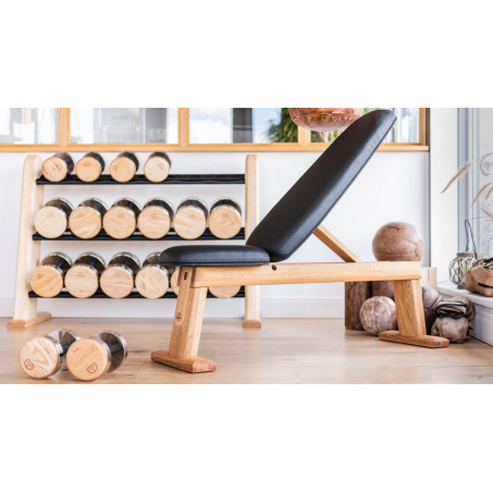 Рендер-3 для NOHrD WeightBench нат кожа ясень