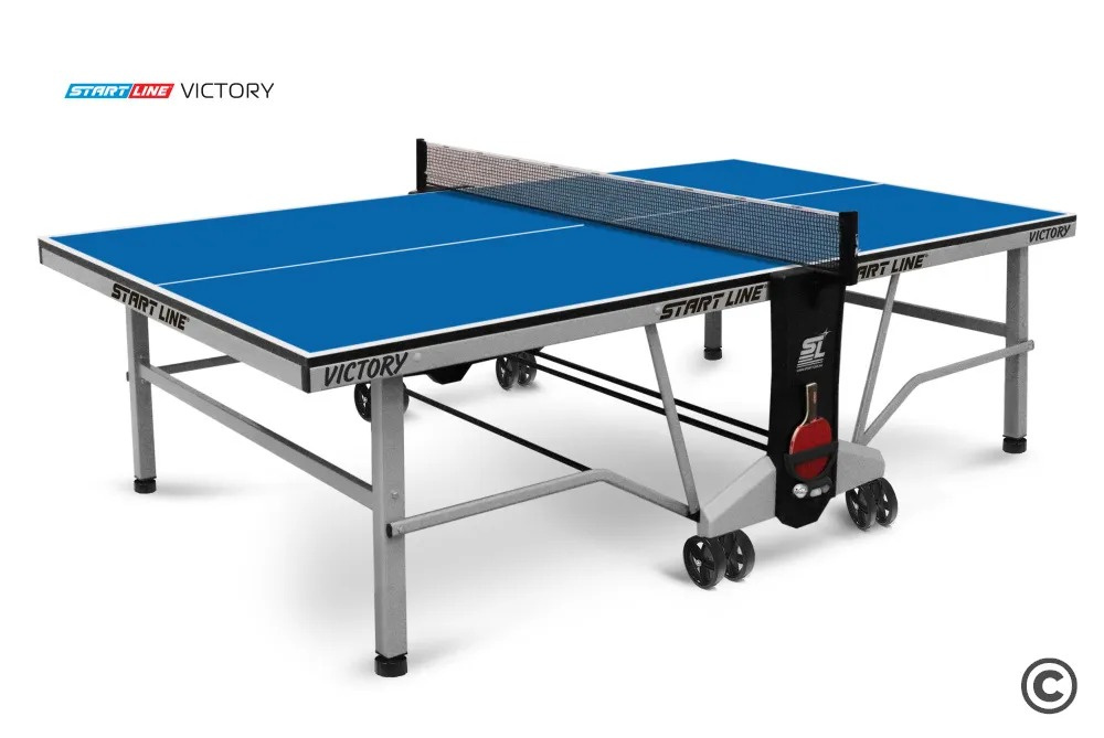 Start Line Victory  Indoor Синий из каталога теннисных столов для помещений в Самаре по цене 59590 ₽