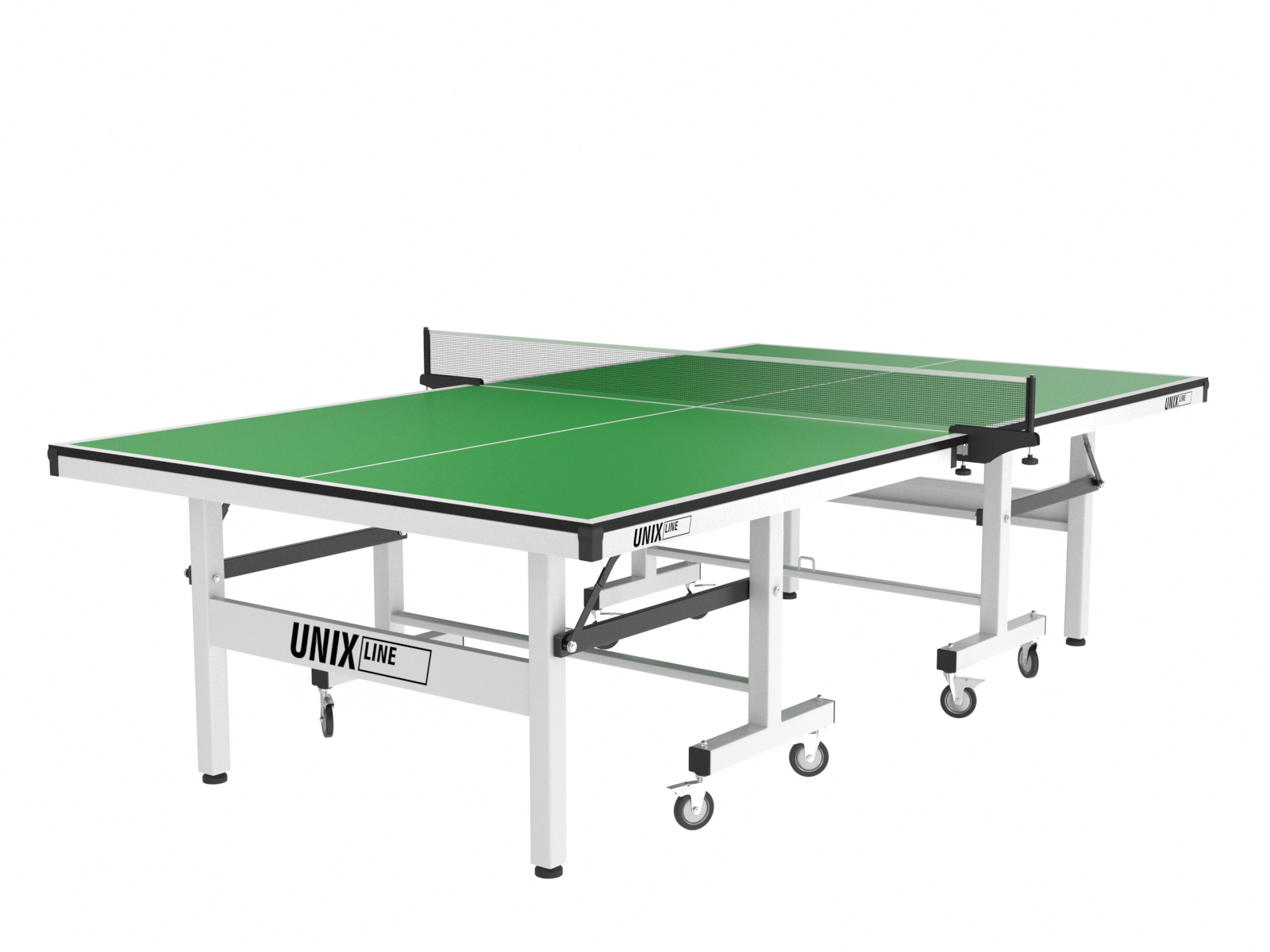 Unix Line 25 mm MDF (green) из каталога теннисных столов для помещений в Самаре по цене 59890 ₽