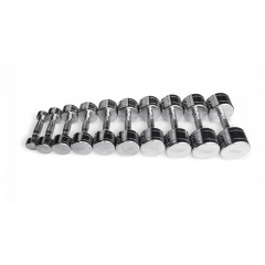 UltraGym хромированных ряд от 1 до 10 кг  UG1025 из каталога гантельных рядов в Самаре по цене 73530 ₽