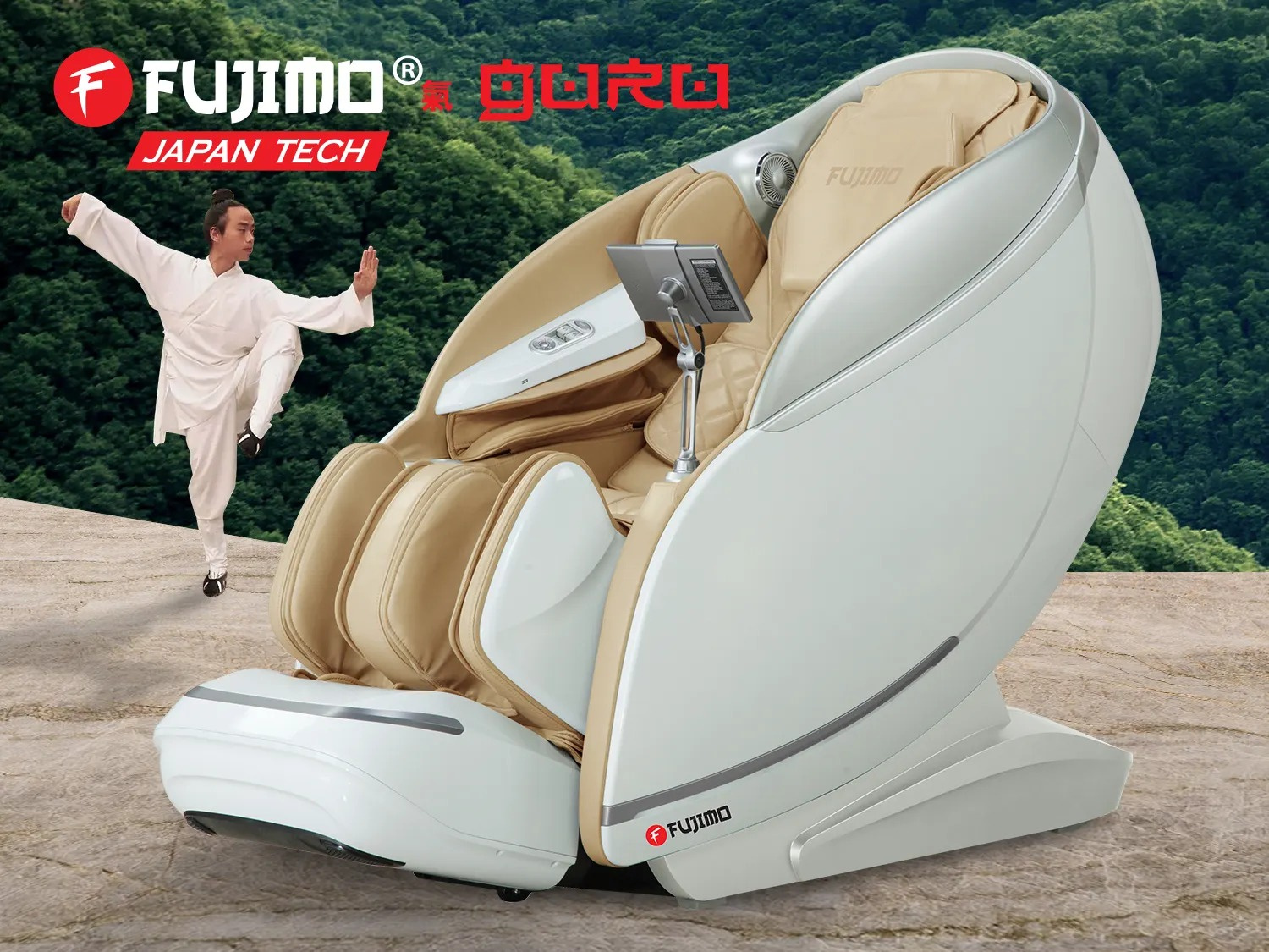 Fujimo GURU F700 Бежевый из каталога массажных кресел в Самаре по цене 590000 ₽