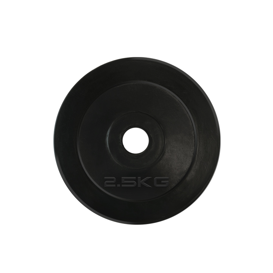 2,5 кг обрезиненный черный в Самаре по цене 1130 ₽ в категории диски (блины) для штанг и гантелей UnixFit
