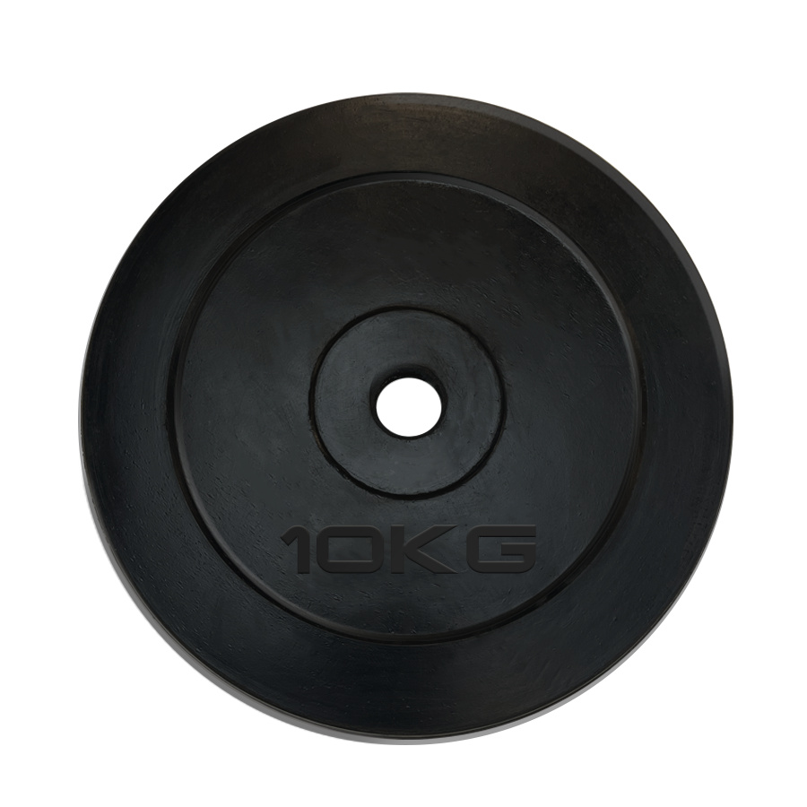 10 кг обрезиненный черный в Самаре по цене 3890 ₽ в категории диски (блины) для штанг и гантелей UnixFit