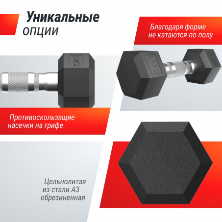 Рендер-3 для UnixFit гексагональная 2,5 кг