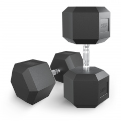 UnixFit гексагональная 50 кг из каталога обрезиненных гантелей в Самаре по цене 18890 ₽