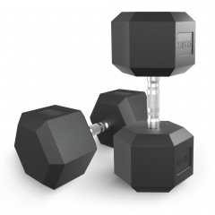 UnixFit гексагональная 42.5 кг из каталога обрезиненных гантелей в Самаре по цене 15890 ₽