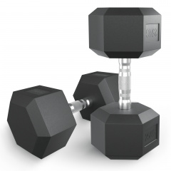 UnixFit гексагональная 25 кг из каталога обрезиненных гантелей в Самаре по цене 7910 ₽