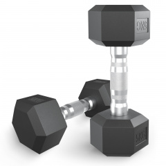 UnixFit гексагональная 5 кг из каталога обрезиненных гантелей в Самаре по цене 2550 ₽