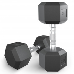 UnixFit гексагональная 12.5 кг из каталога обрезиненных гантелей в Самаре по цене 5290 ₽