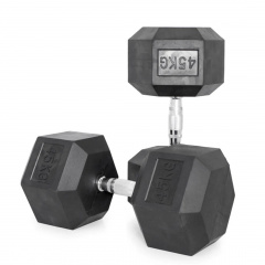 VictoryFit гексагональная VF-H450 (45 кг) 1 шт. из каталога обрезиненных гантелей в Самаре по цене 15400 ₽