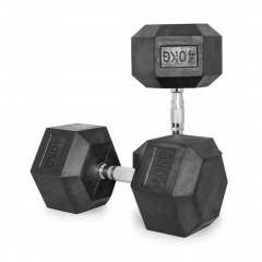 VictoryFit гексагональная VF-H400 (40 кг) 1 шт. из каталога обрезиненных гантелей в Самаре по цене 13681 ₽