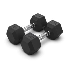 VictoryFit гексагональная VF-H100 (10 кг) 1 шт. из каталога обрезиненных гантелей в Самаре по цене 2980 ₽