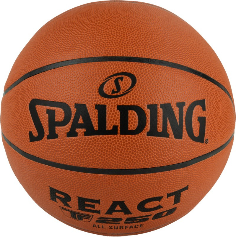 Spalding TF-250 React FIBA размер 7 из каталога баскетбольных мячей в Самаре по цене 5490 ₽