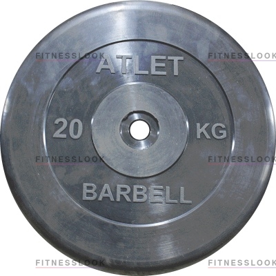MB Barbell Atlet - 26 мм - 20 кг из каталога дисков для штанги с посадочным диаметром 26 мм.  в Самаре по цене 5960 ₽
