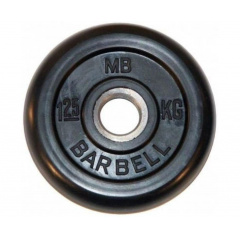 MB Barbell обрезиненный (металлическая втулка) 1.25 кг / диаметр 26 мм из каталога дисков для штанги с посадочным диаметром 26 мм.  в Самаре по цене 1170 ₽