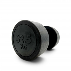 UnixFit PRO круглая 32,5 кг DBRND32_5PBK из каталога обрезиненных гантелей в Самаре по цене 10630 ₽