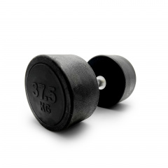 UnixFit PRO круглая  37,5 кг DBRND37_5PBK из каталога обрезиненных гантелей в Самаре по цене 13990 ₽