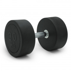 UnixFit PRO круглая 30 DBRND30PBK из каталога обрезиненных гантелей в Самаре по цене 11490 ₽