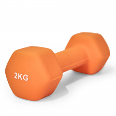 UnixFit 2 кг Orange DBNEO2OG из каталога неопреновых  гантелей в Самаре по цене 1090 ₽