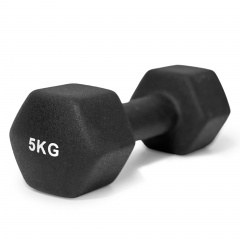 UnixFit 5 кг Black DBNEO5BK из каталога неопреновых  гантелей в Самаре по цене 2130 ₽