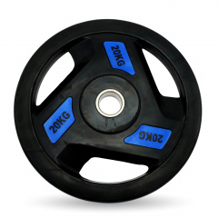UnixFit PRO 20 кг, 51 мм DG20RUBPBL из каталога дисков для штанги с посадочным диаметром 50 мм. в Самаре по цене 9890 ₽